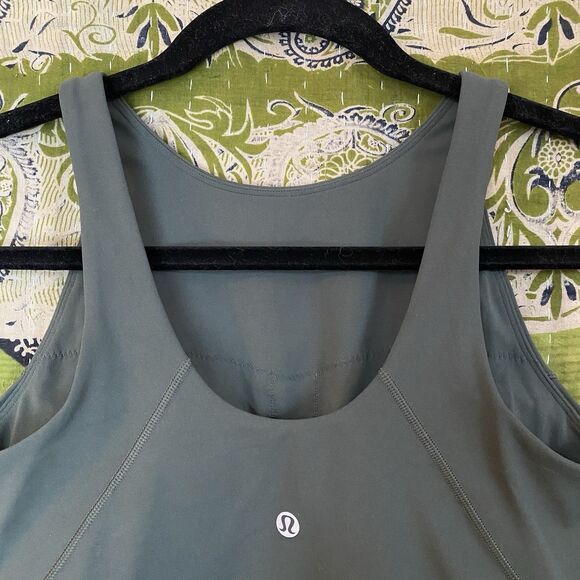 Lululemen Dark Forest Align High-Neck Tank Top Size 4 - Picture 12 of 16